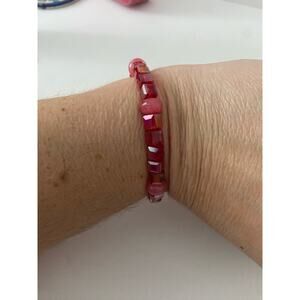 square bead bracelet